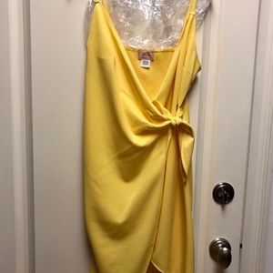 Yellow Tie Dress